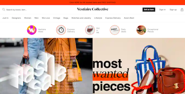 Vestiaire Collective - Hong Kong - Shopping Platform